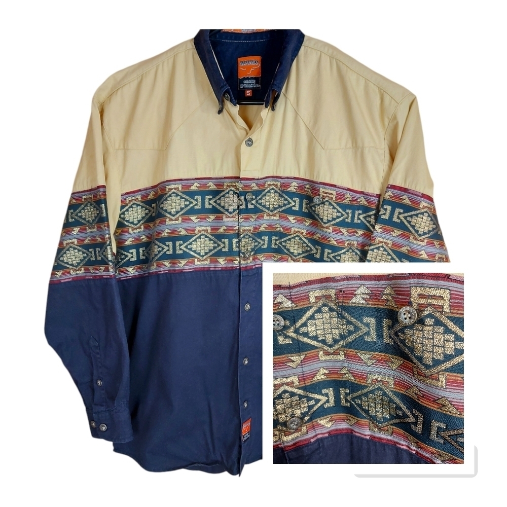 Vintage Rodeo Carte D'identite Shirt Najaro Horse Cowboy Gaucho Western